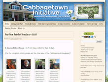 Tablet Screenshot of cabbagetowninitiative.org